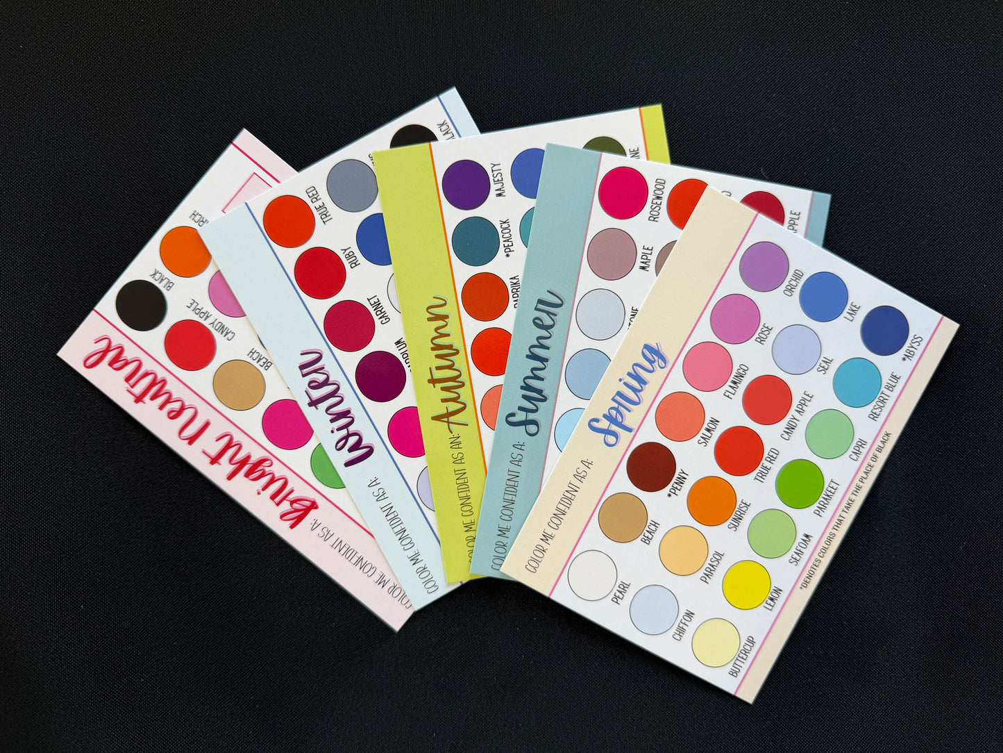 Color Shopping Cards